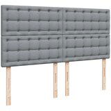  Krevet s oprugama i madracem svjetlosivi 180x200 cm od tkanine | shoptok.hr