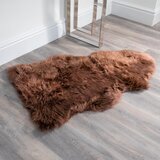 Native Natural Rjava preproga iz ovčje kože Sheep, 60 x 120 cm Cene