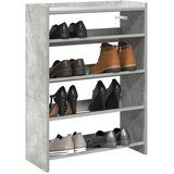 vidaXL Stalak za cipele boja betona 80x25x61,5 cm konstruirano drvo Cijene