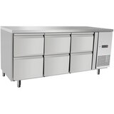 ARKTIC Rashladni pult, sa 6 fioka, 420L, 230V/400W, 1795x700x(H)879mm | Eponuda.com