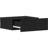  Plavajoča nočna omarica črn hrast 40x32x15 cm inženirski les, (5000107183) | Shoptok.si