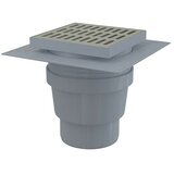 Alcaplast Kopalniški odtok (Do x Š: 150 x 150 mm, Navpično, Premer odtoka: 110 mm) | Shoptok.si