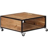  Klubska mizica 70x70x32 cm trden akacijev les | Shoptok.si