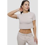 GymBeam ženska majica agile cropped desert | ePonuda.com