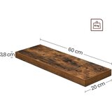  Polica 60cm rustikalno smeđa | shoptok.hr