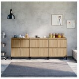  Komoda 3 kom boja hrasta sonome 60x35x70 cm konstruirano drvo | shoptok.hr