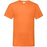Fruit Of The Loom Pomarańczowa koszulka męska Valueweight V-Neck | Shoptok.si