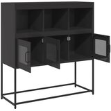  Komoda crna 100,5 x 39 x 107 cm od hladno valjanog čelika | Eponuda.ba