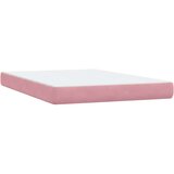  Box spring postelja z vzmetnico roza 140x210 cm žamet, (22011228) | Shoptok.si