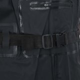  Visoke čizme za vodu do prsa s pojasom crne veličina 40 | shoptok.hr