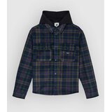 Element Polar Hooded Overshirt Kids Jacket dark slate plaid | shoptok.hr