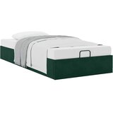  Okvir za krevet bez madraca tamnozeleni 90x190 cm baršunasti | shoptok.hr