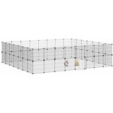 Kavez za ljubimce sa 60 panela i vratima crni 35x35 cm čelični | Eponuda.com