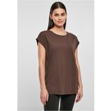UC Curvy Women's Organic T-Shirt with Extended Shoulder Brown Cijene