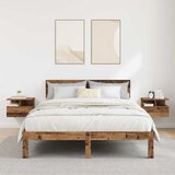  Lebdeća noćna ormarić Zidne 2 pcs Staro drvo 40 x 31 x 28 cm | Eponuda.com