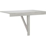  Sklopivi zidni stolić Siva boja betona 100x60x56 cm drveni | Eponuda.com