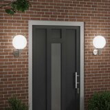  Vanjska zidna lampa 2 pcs Srebrno 28 x 25 x 38 cm | Eponuda.com