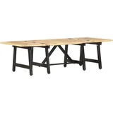 vidaXL Raztegljiva klubska miza 160x70x45 cm trden mangov le