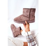 EVENTO Snow Boots Fleece-lined Brown Vicandi | Shoptok.si