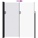  Bočna tenda na uvlačenje bijela 220 x 600 cm | shoptok.hr