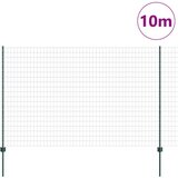 vidaXL Euro Ograda s 5 U Stupova Zelena 1.6x10 m Čelik | shoptok.hr