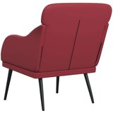  Naslanjač vinsko rdeč 63x76x80 cm umetno usnje, (20926969) | Shoptok.si