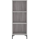  Komoda boja hrasta sonome 34,5x32,5x90 cm konstruirano drvo Siva | Shoptok.si