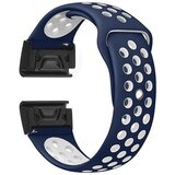  Silikonska narukvica za Garmin Fenix 5Garmin Forerunner 935 22mm Two-tone - Blue/White Cijene
