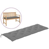vidaXL Blazina za vrtno klop siva 150x50x7 cm blago cene