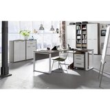 CARRYHOME PISARNIŠKI REGAL 82/112/36 cm hrast sonoma | Shoptok.si