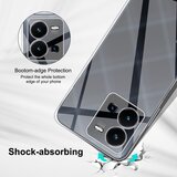 NIKCORP Zaščitni komplet Holilo za Vivo Y35, prozoren silikonski ovitek in 2x kaljeno steklo 9H, popolna 360 zaščita telefona, (5000138882) | Shoptok.si