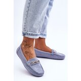 Boto marka niezdefiniowana Women's Classic Suede Loafers Blue Corinell | Shoptok.si