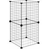  Kavez za kućne ljubimce s 8 panela crni 35 x 35 cm čelični | shoptok.hr