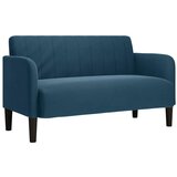  Dvosjed Plavi 109 cm Baršun | shoptok.hr