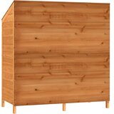  Vrtno spremište smeđe 102 x 52 x 112 cm od masivne jelovine | shoptok.hr