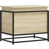 vidaXL Škatla s pokrovom sonoma hrast 60x40x51,5 cm inženirski les | Shoptok.si