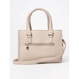 Shelvt Beige handbag with zipper | shoptok.hr