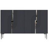 Hanah home konzola meyra 120 anthracite silver | Eponuda.com