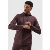 4f Men's Sports Zipped Hoodie - Brown Cijene