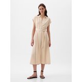 GAP Linen Shirt Midi Dress - Women's Cene