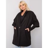 Fashion Hunters RUE PARIS Black oversized coat Cene