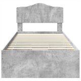  Krevetna konstrukcija s ladicama Betonski sivi 75 x 190 cm Siva 196 x 78 x 90 cm | Shoptok.si