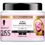 Schwarzkopf Gliss Shine 4-in-1 Hair Mask maska za lase krhki lasje 400 ml za ženske Cene