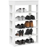 vidaXL Stalak za cipele bijeli 60x30x98 cm izrađeno drvo | shoptok.hr