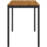 Stol za bar u vrtu Prirodna i crna 141 x 80,5 x 105 cm | shoptok.hr