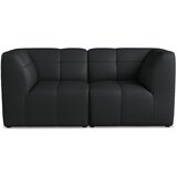 Makamii Crna sofa od imitacije kože 180 cm Aloha – Cijene