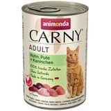 animonda Carny Adult 6 x 400 g - Piščanec, puran & zajec | shoptok.hr