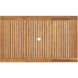  5-dijelni vrtni blagovaonski set od masivnog bagremovog drva Smeđa Dužina stola 150 cm | Shoptok.si