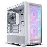Lian Li Računalniško ohišje ATX LANCOOL 216, Midi-Tower, ARGB, kaljeno steklo, belo | Shoptok.si