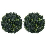  Kugle od umjetnog šimšira 2 kom 22 cm | shoptok.hr